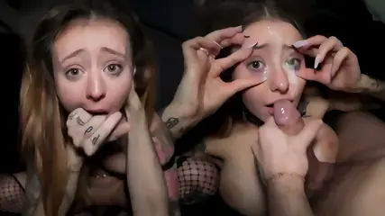 Cum in Her Eyes: Intense POV Blowjob on TikTok Life