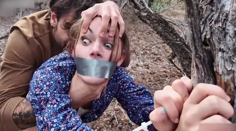 Teen 18 Public Bondage: Hardcore Anal & Blowjob POV