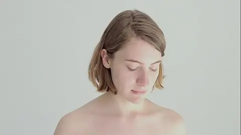 Blonde Teen Pleasing Herself with Mud in Secret